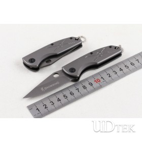 Browning F114 fast opening folding knife with steel handle UD405197
